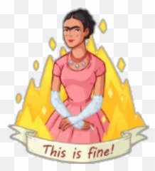 Frida Kahlo Stickers For Whatsapp - Frida Kahlo Png,Frida Kahlo Png