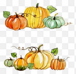 Cornucopia Thanksgiving Clip Art - Pumpkins Art Png