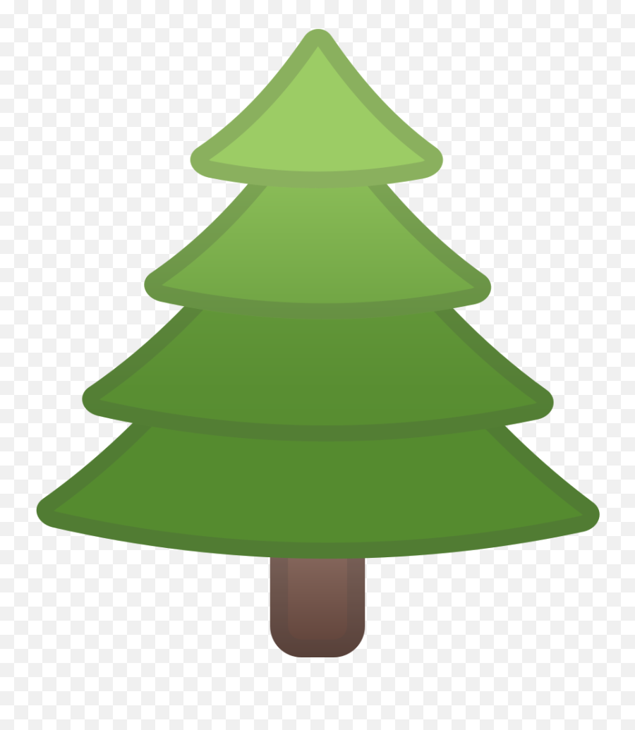 Evergreen Tree Icon Noto Emoji Animals Nature Iconset Google - Simple Pine Tree Clipart Png,Tree Icon Png