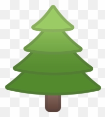 Evergreen Tree Icon Noto Emoji Animals Nature Iconset Google - Simple Pine Tree Clipart png