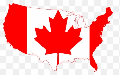 Canadian Flag Png Picture - Canada Map