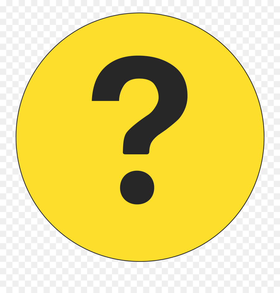 Question Mark Png - Circle Question Mark Yellow,Question Mark Png Transparent