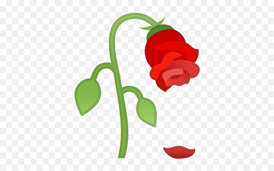 Wilted Flower Emoji - Rose Emoji Png,Rose Emoji Png