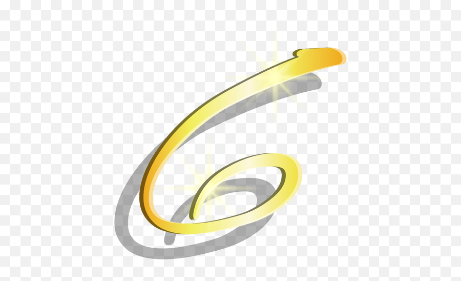 Gold Figure Six Artistic Symbol - Transparent Png U0026 Svg Light,Gold Light Png