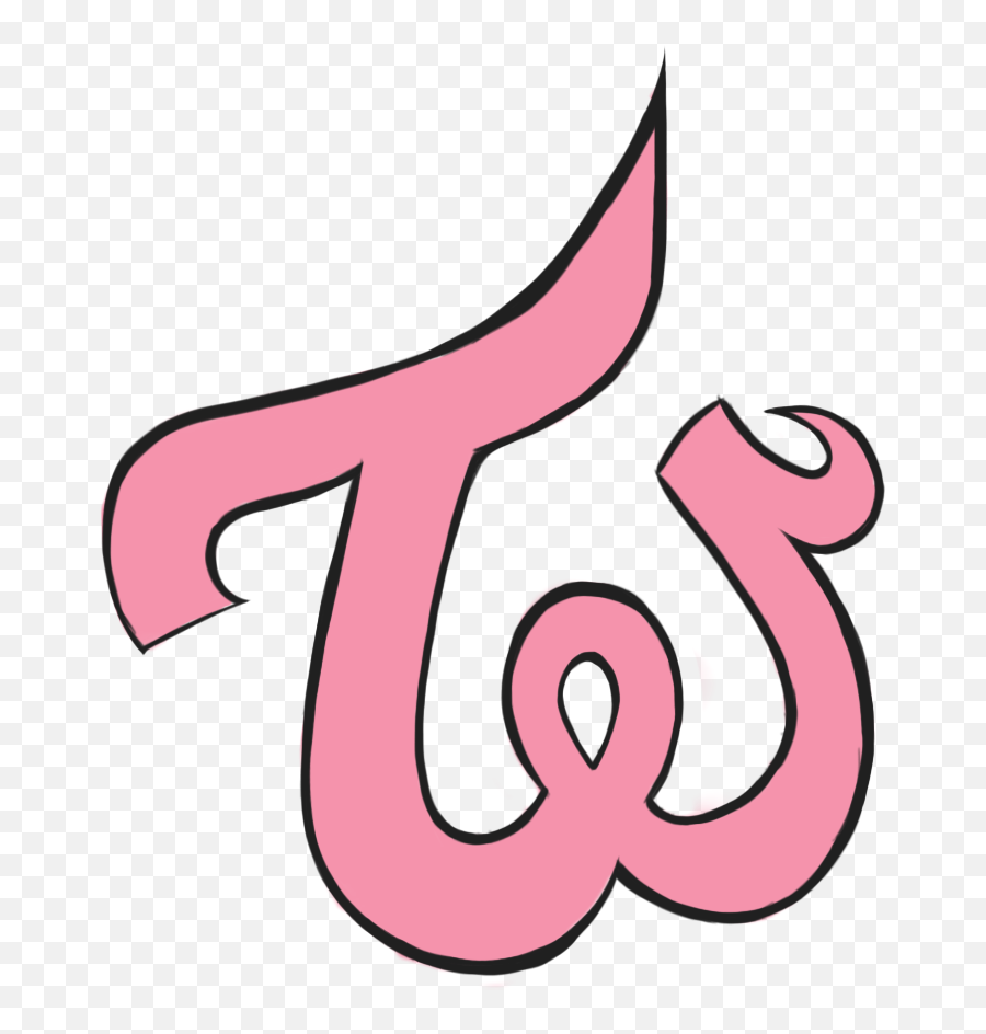 Twice Stickers Campi Art Online - Twice Logo Small Png,Twice Logo Png