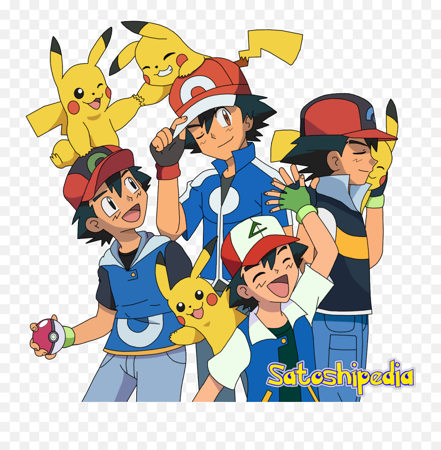 Ash Ketchum Transparent Png Image - Ash And Serena Adult,Ash Ketchum Transparent