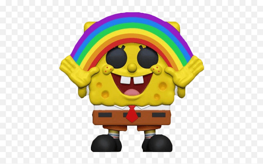 Funko Pop Spongebob Squarepants Rainbow - Spongebob Rainbow Pop Png,Pop Png