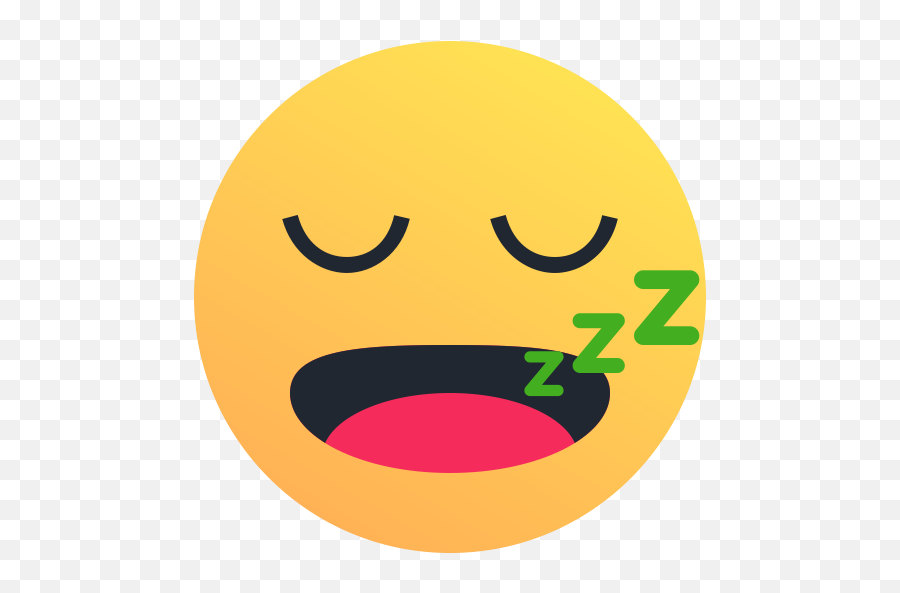 Emoji Emoticon Reaction Snooze Icon - Sleepy Emo Png,Sleeping Emoji Png