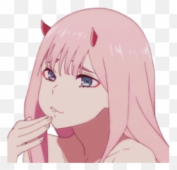 Anime 002 02 Zerotwo Franxx Sticker By - Zero Two Stickers Png,Zero Two Png