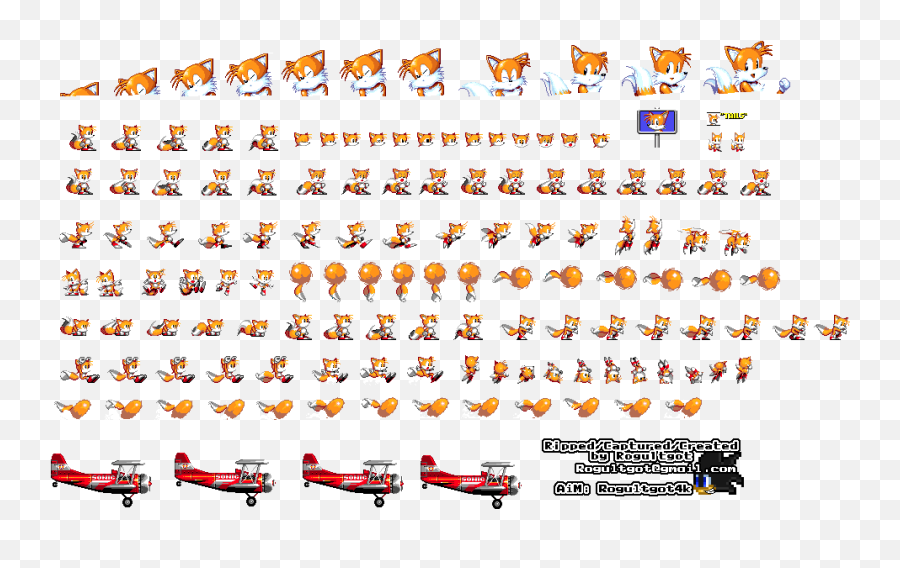 Sonic The Hedgehog 2 Sprite Sheets - Sega Genesis Sonic Sonic The Hedgehog 2 Tails Png,Sonic The Hedgehog 2 Logo