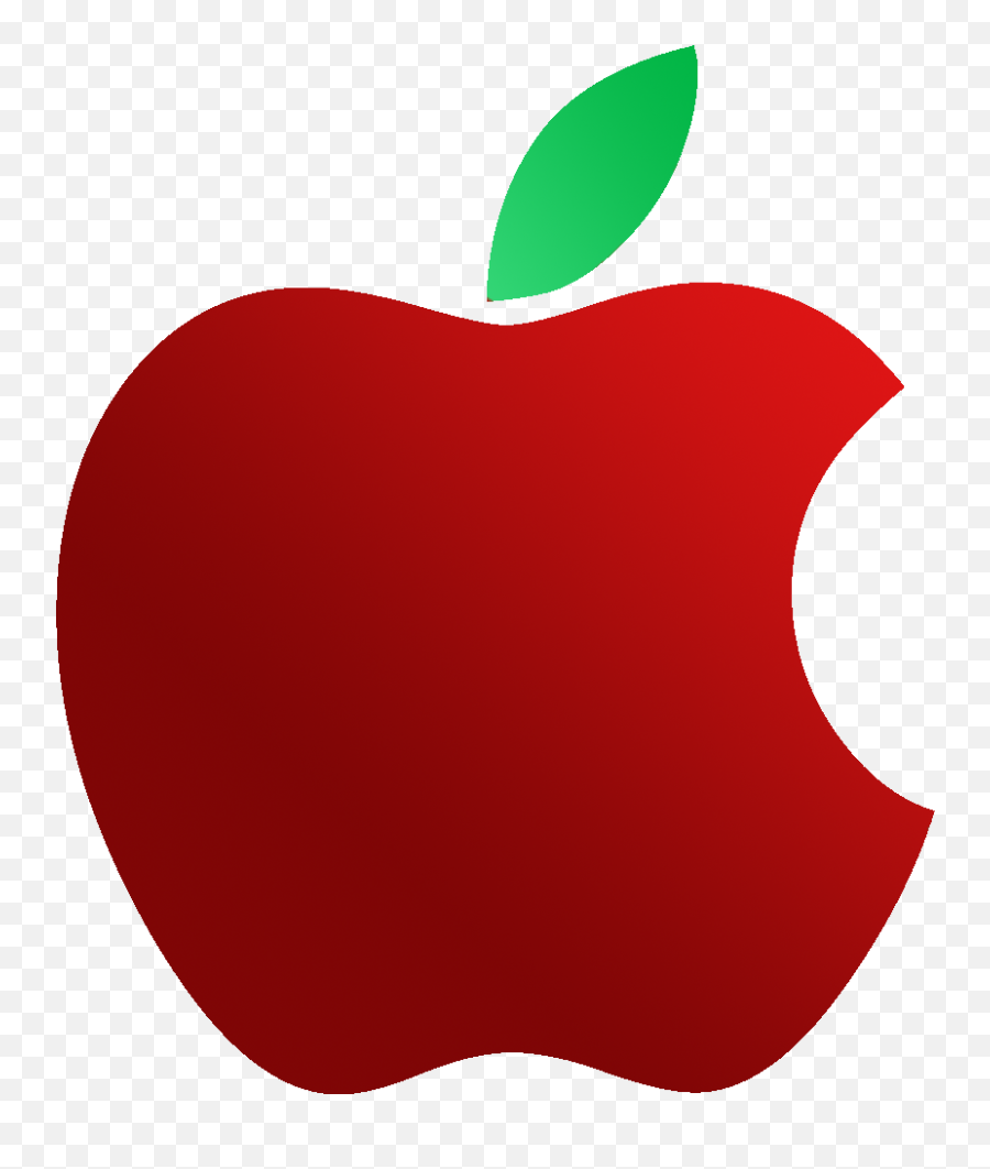 Apple Logo Red Png Pic Background Real - Emblem,Apple Logo Download