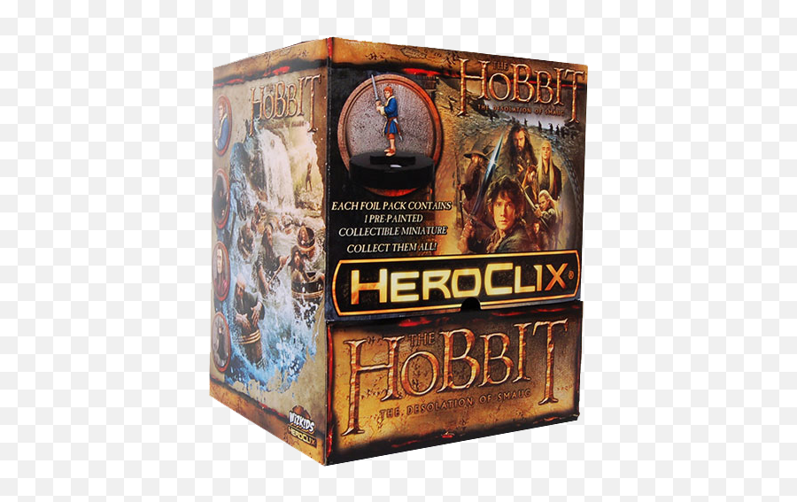 Heroclix - The Hobbit Desolation Of Smaug Gravity Feed Of 24 Hobbit Heroclix The Desolation Of Smaug 24 Pack Gravity Feed Booster Png,Smaug Png