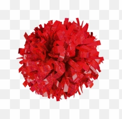 Metallic Holographic Red Pom - Pom Pom No Background Png,Pom Pom Png