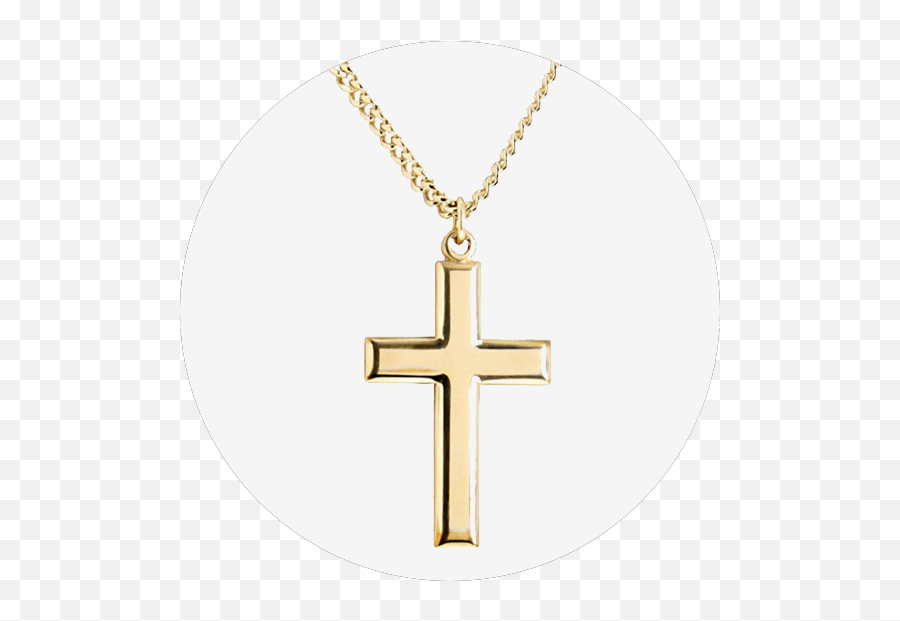 Gold Filled 14k Cross Necklace - 14 Karat Gold Chain Men Png,Cross Necklace Png