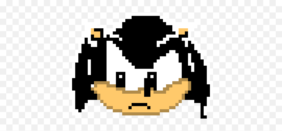 Hedgetale Remastered Mad Sonic Head Pixel Art Maker - Heart Iron Man Png Transparent,Sonic Head Png