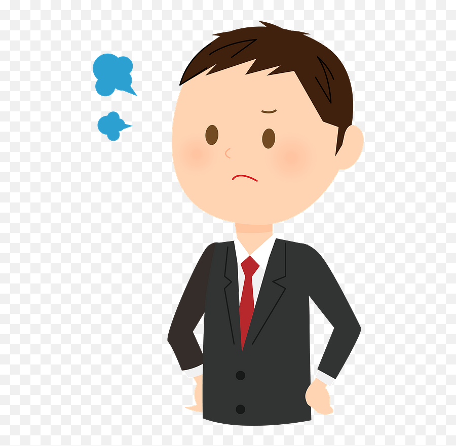 Andrew Businessman Is Angry Clipart Free Download - Vector Computer User Png,Angry Person Png