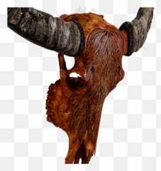 Animal Skulls Cattle Horn - Buffalo Skull Png Download 600 Skull,Cow Skull Png