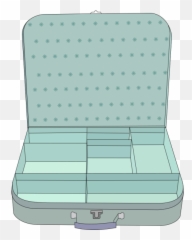 Colorless Suitcase Png Svg Clip Art For Web - Download Open Clipart Transparent