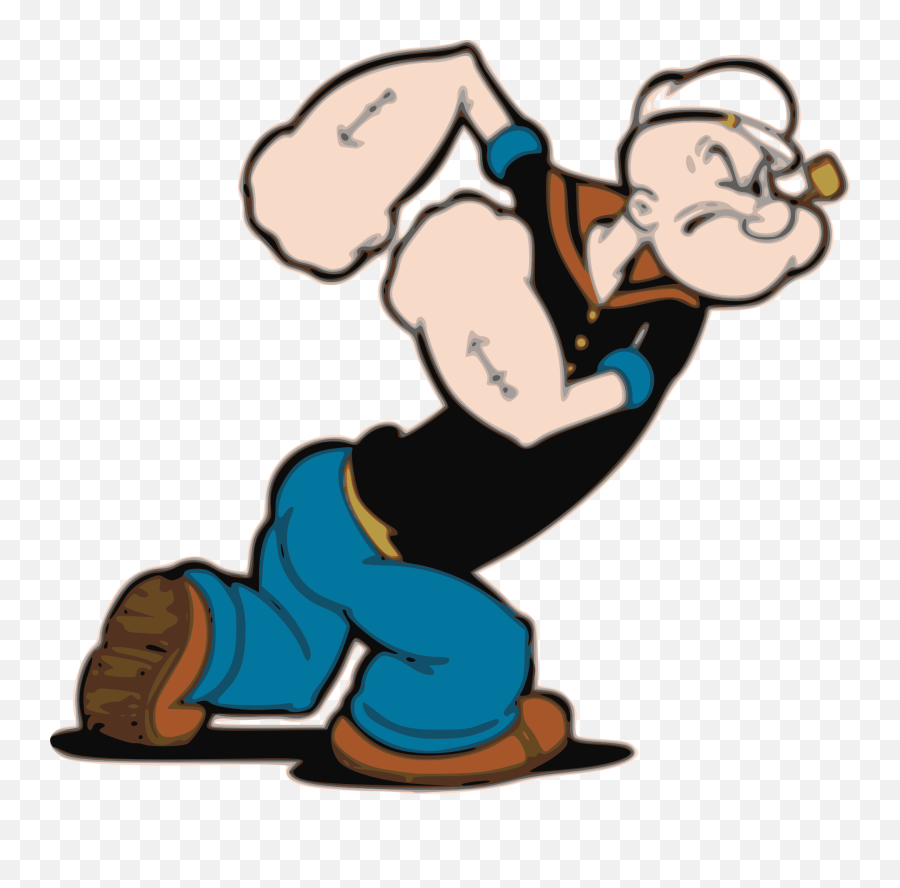 Muscle Man Cartoons 13 - 640 X 603 Webcomicmsnet Popeye Corn Cob Pipe Png,Muscle Man Png