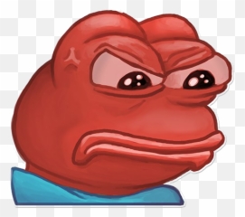 Pepe The Frog Emotes Png Download - Angry