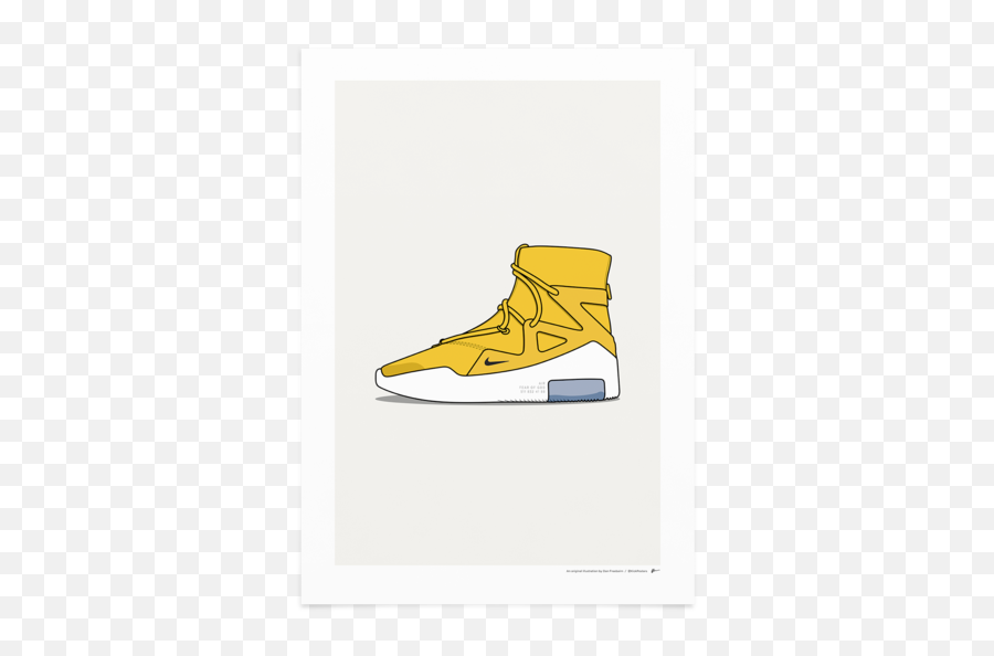 Fear Of God Boot - Yellow Kickposters Fear Of God Png,Boot Print Png