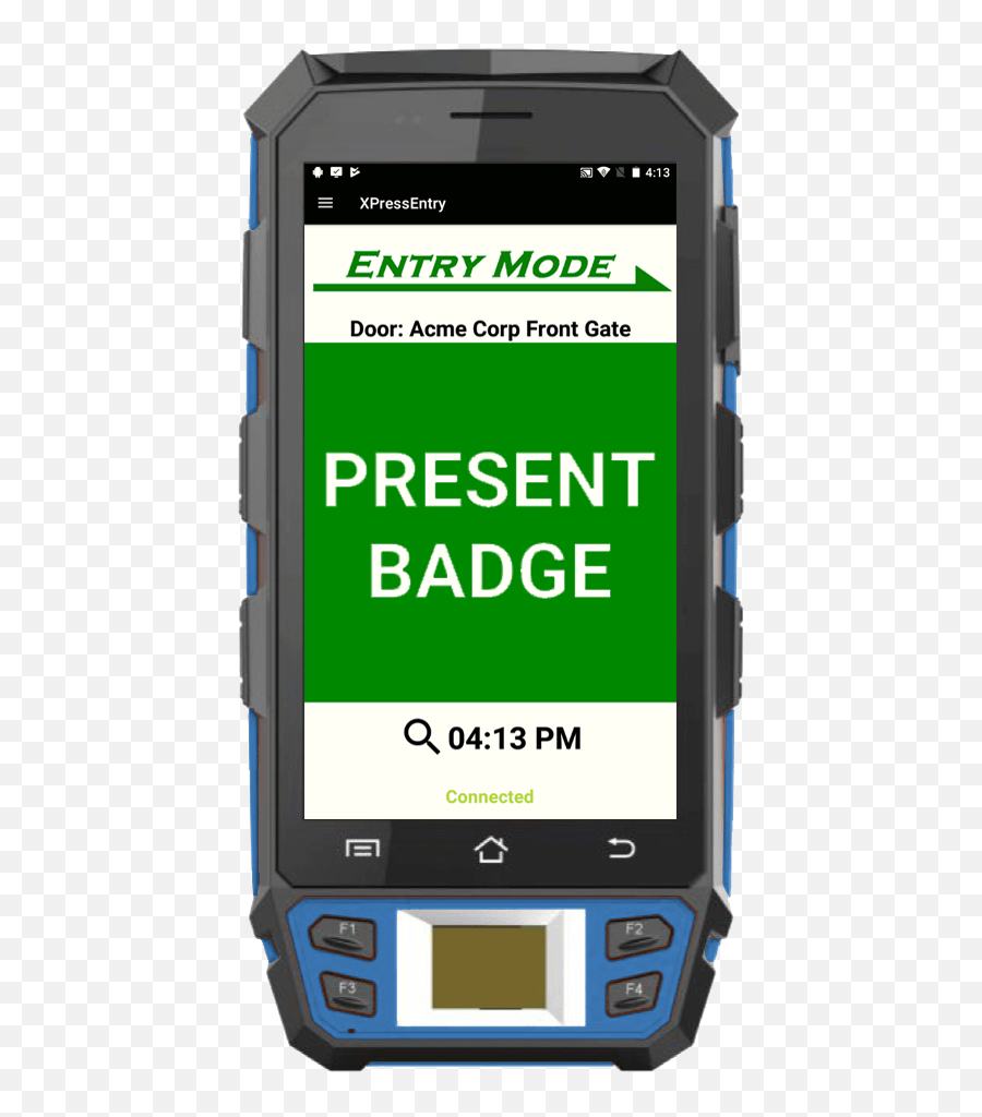 Telaeris Introduces Xpid Android Handheld Security Badge - Portable Png,Security Badge Png
