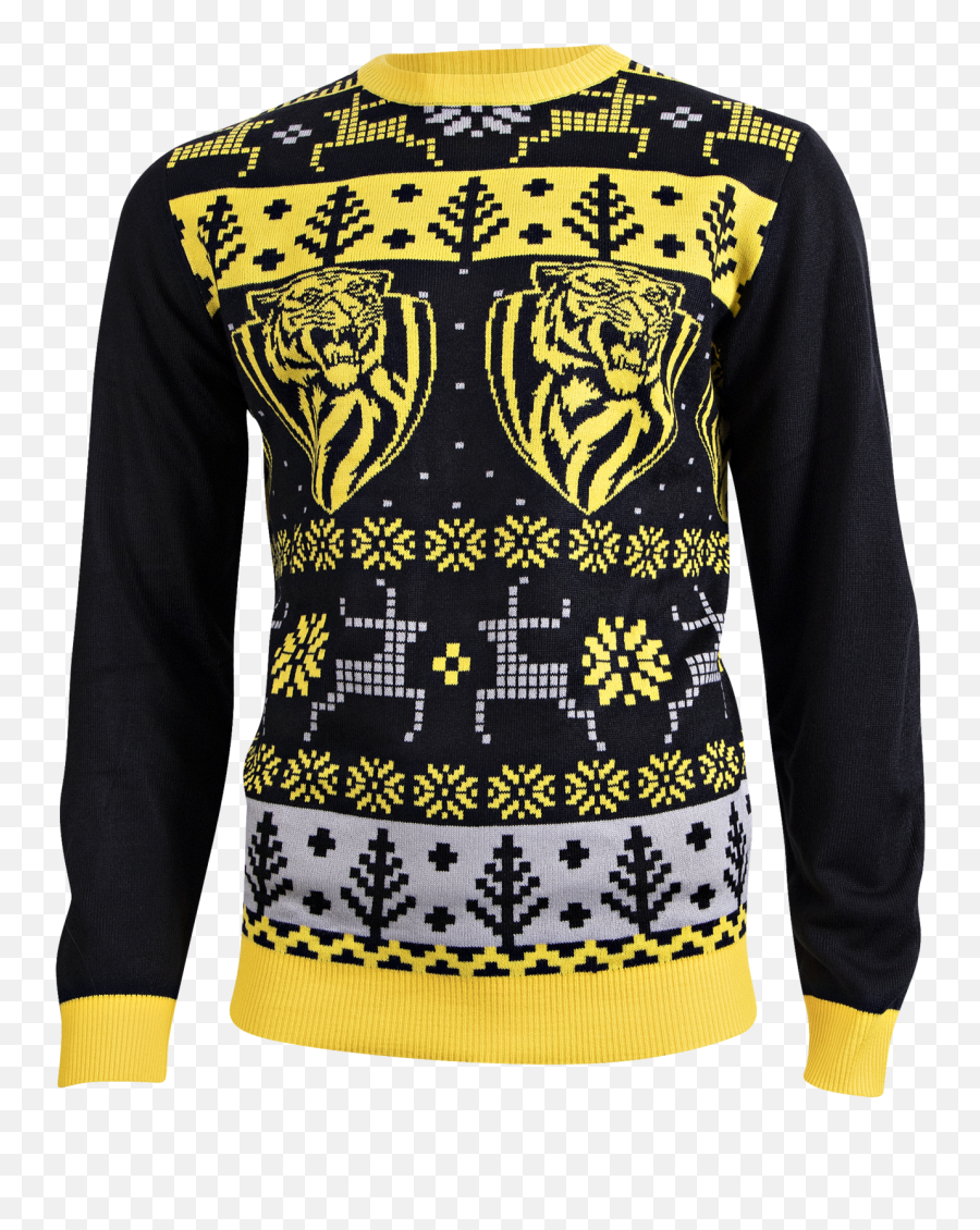 Mens Ugly Christmas Sweater Richmond - North Melbourne Afl Jumper Png,Ugly Christmas Sweater Png