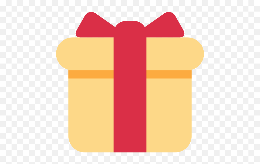 Wrapped Gift Emoji - Emoticone Cadeau Png,Gift Png