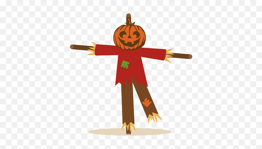 Scarecrow Png Free Transparent Scarecrowpng Images Pluspng - Jack O Lantern Scarecrow Cartoon,Pumpkin Clipart Png