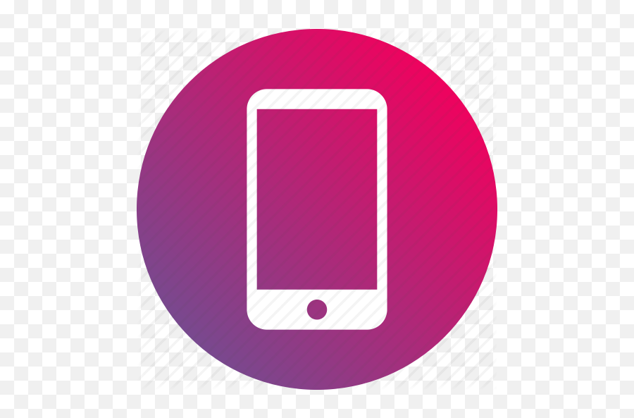Cellphone Gradient Mobile Phone - Mobile Phone Icon Pink Png,Pink Phone Icon