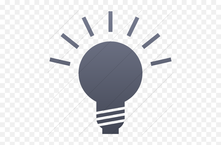 Simple Blue Gray Gradient Ocha - Nemo Science Museum Png,Innovation Light Bulb Icon