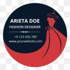 Circle Business Card Templates Photoadking - Language png