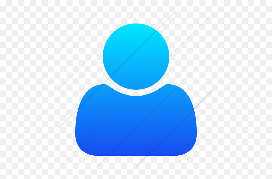 Simple Ios Blue Gradient Bootstrap Font - Dot Png,Font Awesome Account Icon
