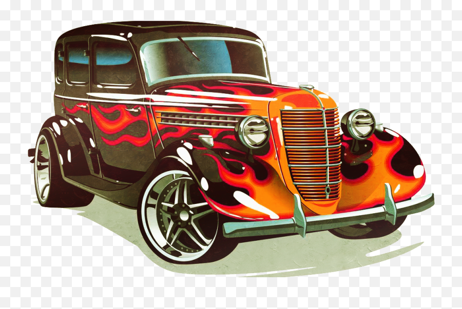 Download Classic Car Rod Sports Hot Cars Clipart Png Free - Hot Rod Classic Car,Classic Car Png
