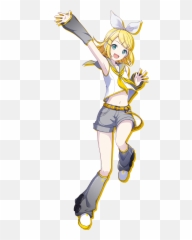 Kagamine Rin - Len Danganronpa Style png