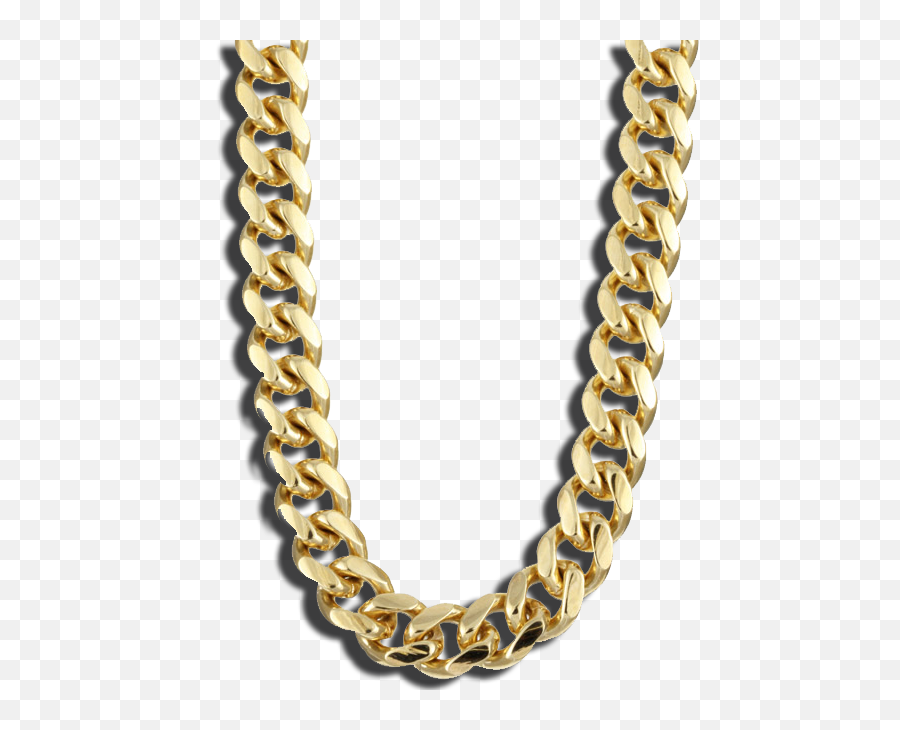 Gold Chain Png Transparent 3 Image - Miami Cuban Link Chain,Chain Png