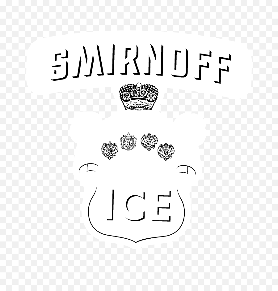 Download Smirnoff Ice Logo Black And - Illustration Png,Smirnoff Logo Png