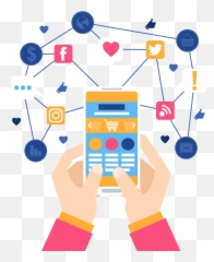 Social Media Marketing - Inserito Technologies Smart Device png