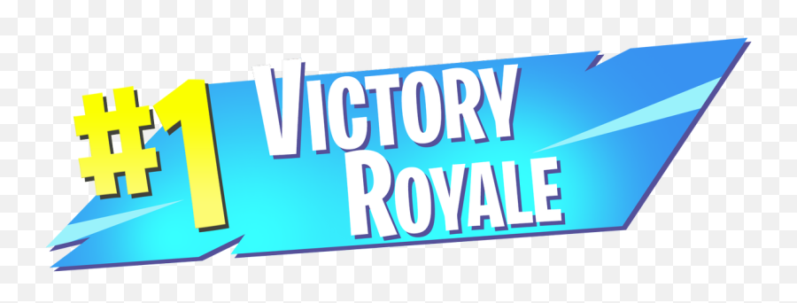 1 Victory Royale Png Logo Transparent Fortnite Background