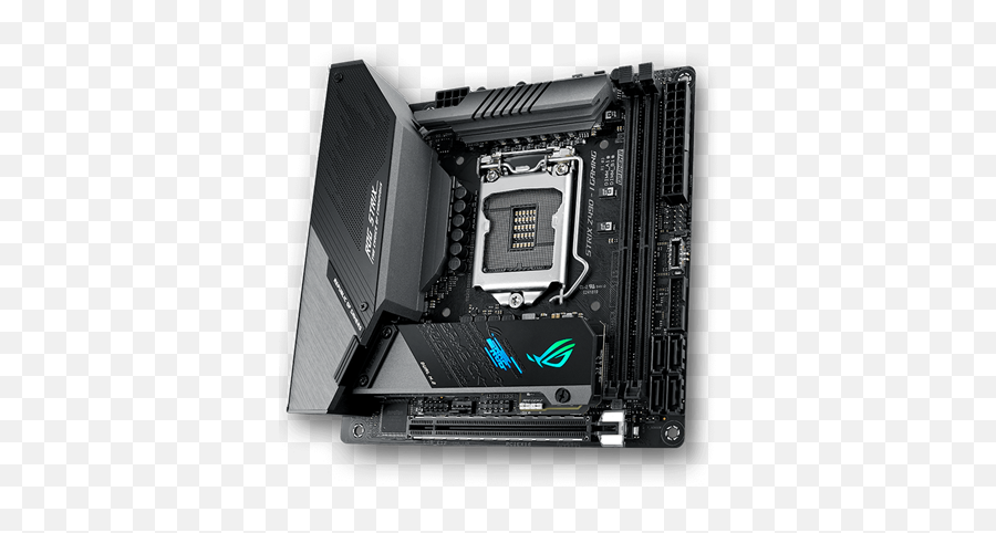 Asus Rog Strix Z490 - I Gaming Miniitx Motherboard With Intel Asus Z490 Mini Itx Png,Apc Blinking Battery Icon