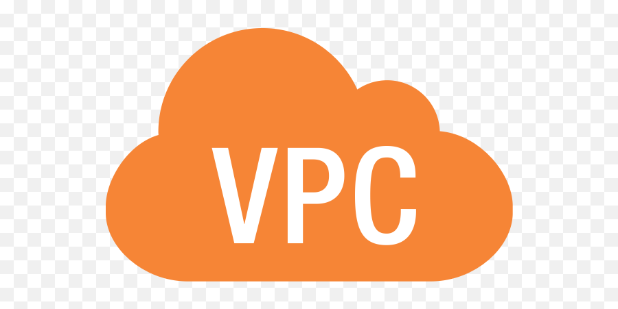 Aws Vpc Orange Icon Free Svg - Aws Vpc Logo Transparent Png,Cloud Icon Svg