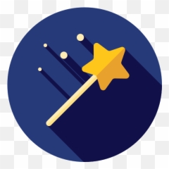 Wizard Halloween Witch Magician Wand Tools And - Flat Magic Wand Icon png