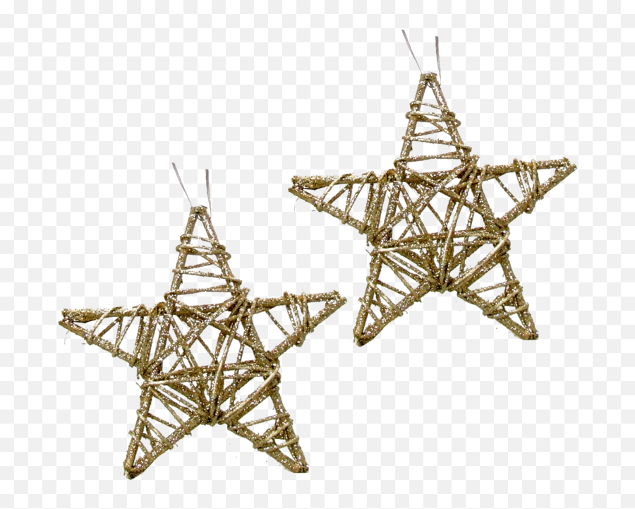 Download 2 Stars Gold Glitter 15cm - Christmas Day Png Image Overhead Power Line,Gold Glitter Star Png