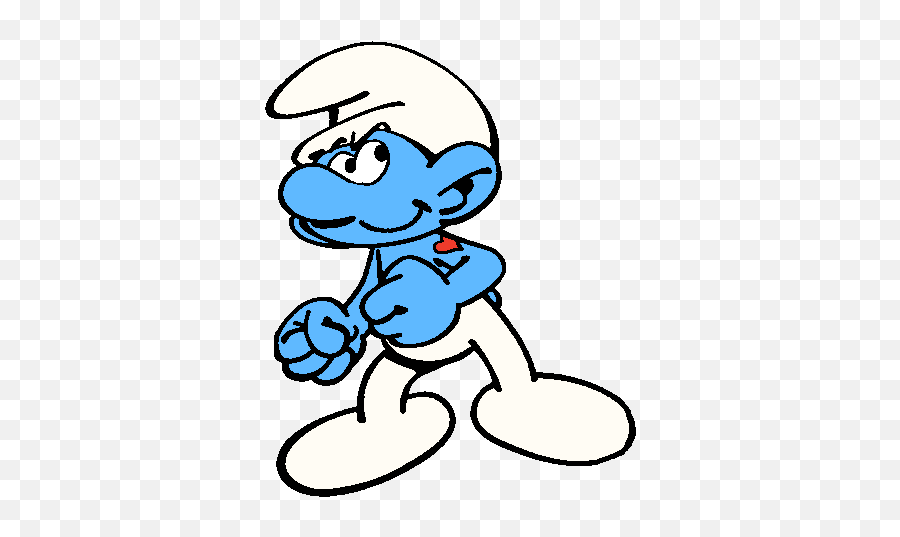 Smurfs Clipart Old - Hefty Smurf 380x462 Png Clipart Hefty Smurf,Smurf Png