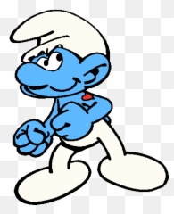 Smurfs Clipart Old - Hefty Smurf 380x462 Png Clipart Hefty Smurf,Smurf Png