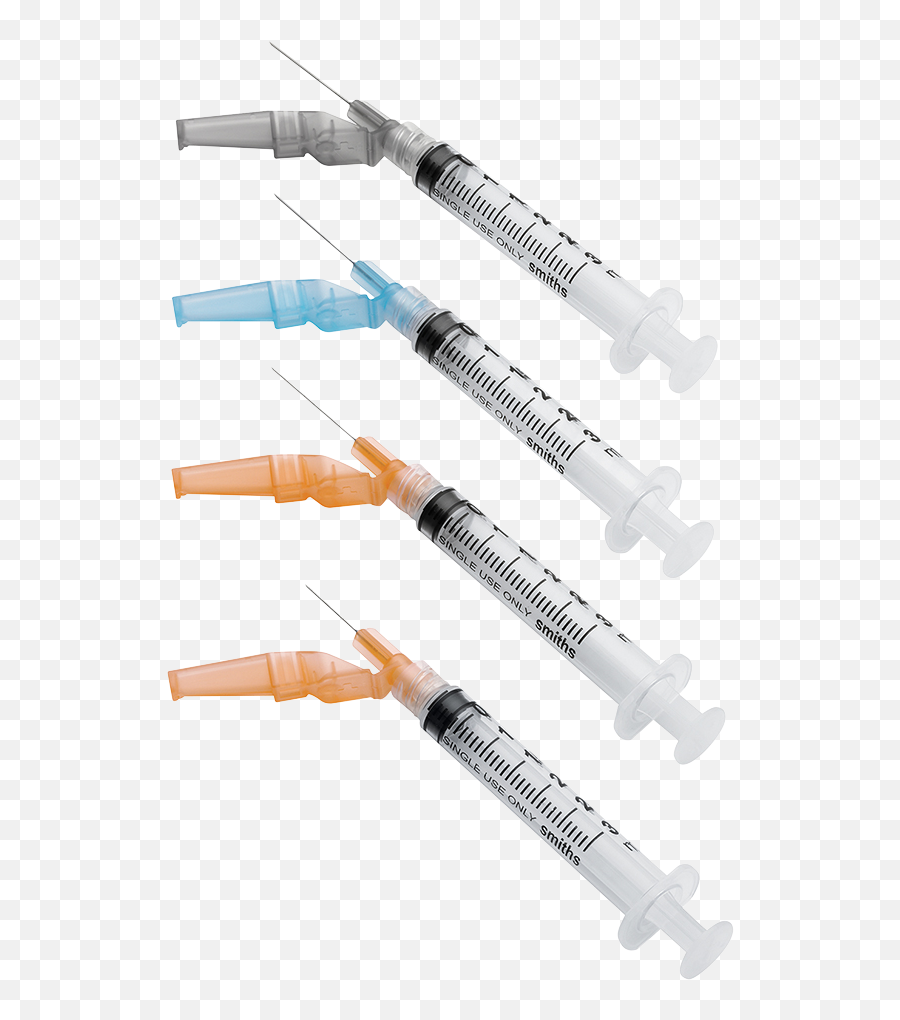 Needle - Pro Edge Safety Device Sharps Safety Smiths Medical Needle Safety Devices Png,Needle Transparent