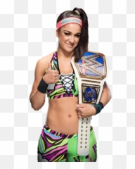 Bayley - Wwe Bayley Smackdown Champion Png,Bayley Png