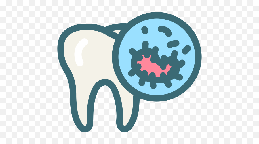 Dentistry Oral Hygiene Bacteria Tooth - Bacteria On Tooth Graphic Png,Bacteria Transparent Background