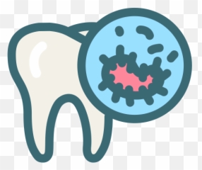 Dentistry Oral Hygiene Bacteria Tooth - Bacteria On Tooth Graphic Png,Bacteria Transparent Background
