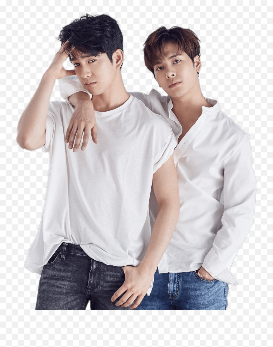 Got7 Jingyoung And Jackson Posing - Jinyoung X Jackson Png,Got7 Png